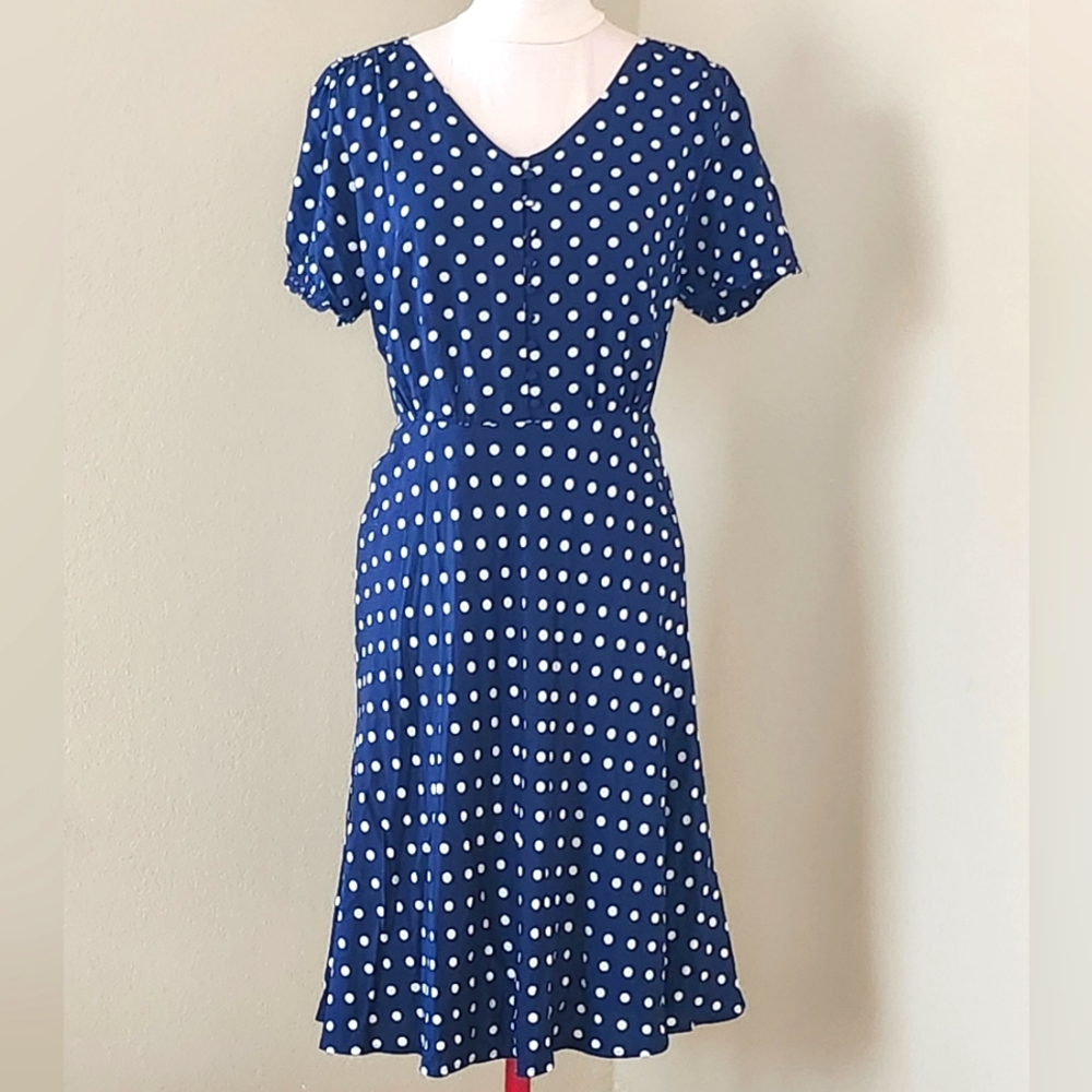 Polka dot mididress